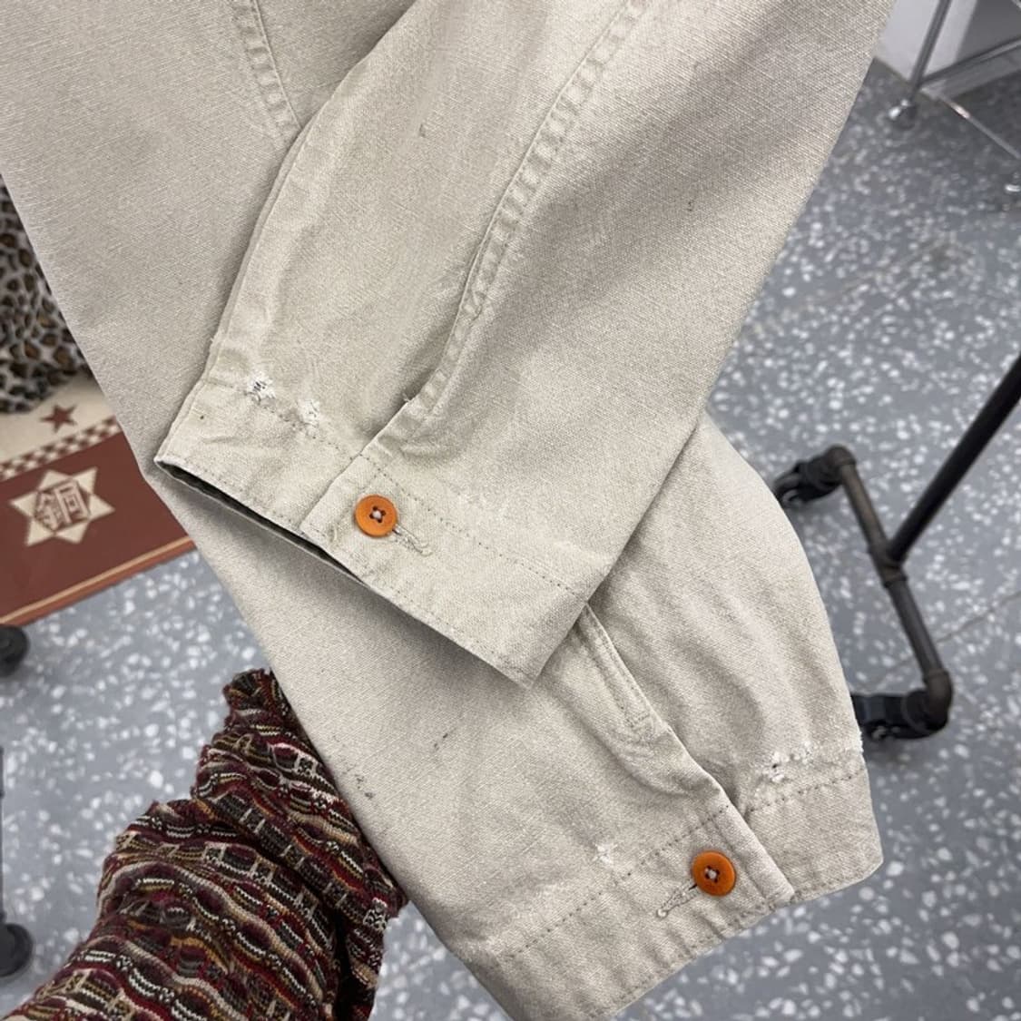 엘엘빈 90's 캐주얼 빈티지 워크 초어 자켓 L C08768 상품이미지6