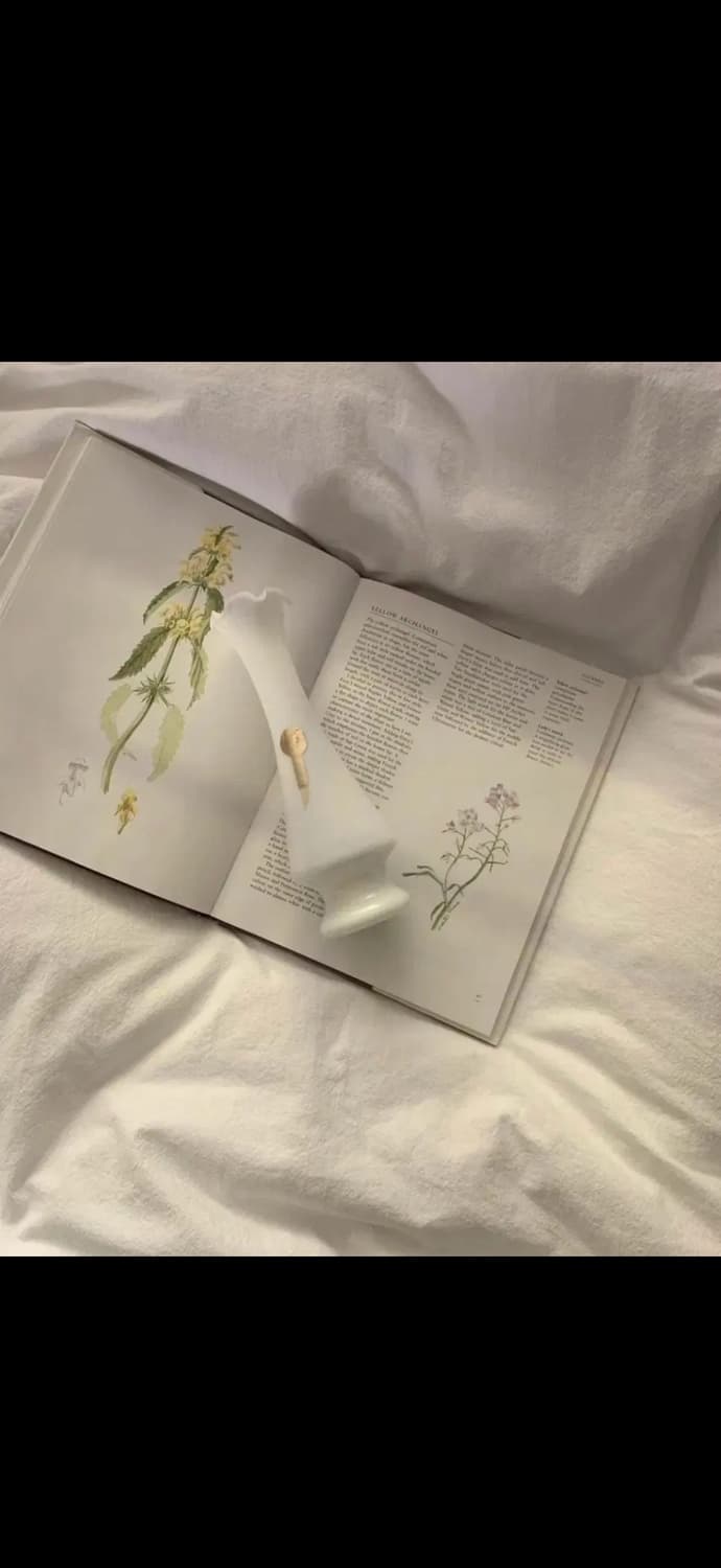 빈티지 오팔린 화병  상품이미지2