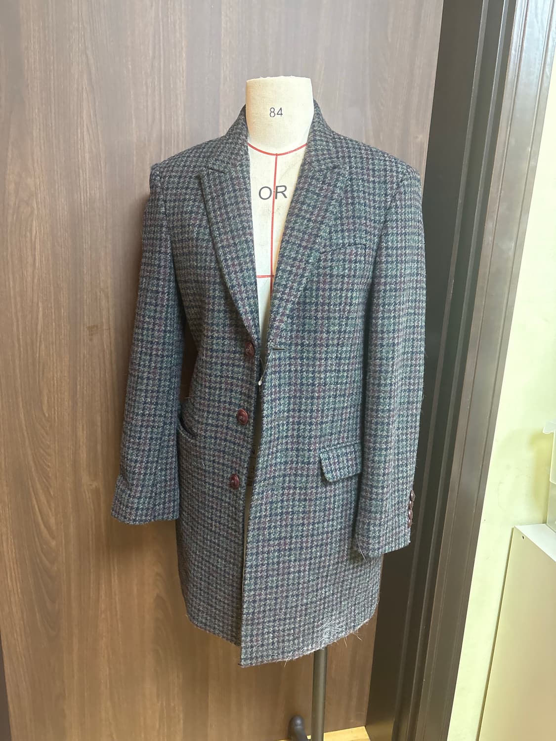 울 해링본 코트 상품이미지1