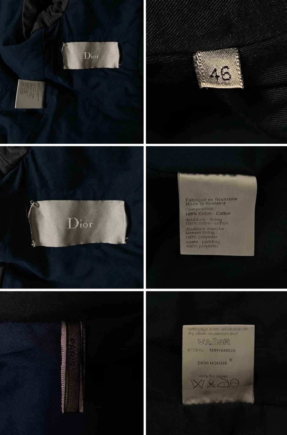 2005FW Dior HOMME IN THE MORNING BOMBER 상품이미지7