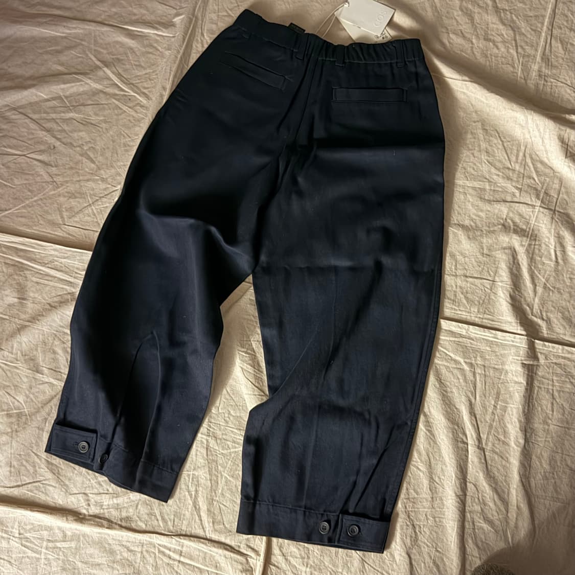 COS 코스 와이드 팬츠 다크네이비 상품이미지2