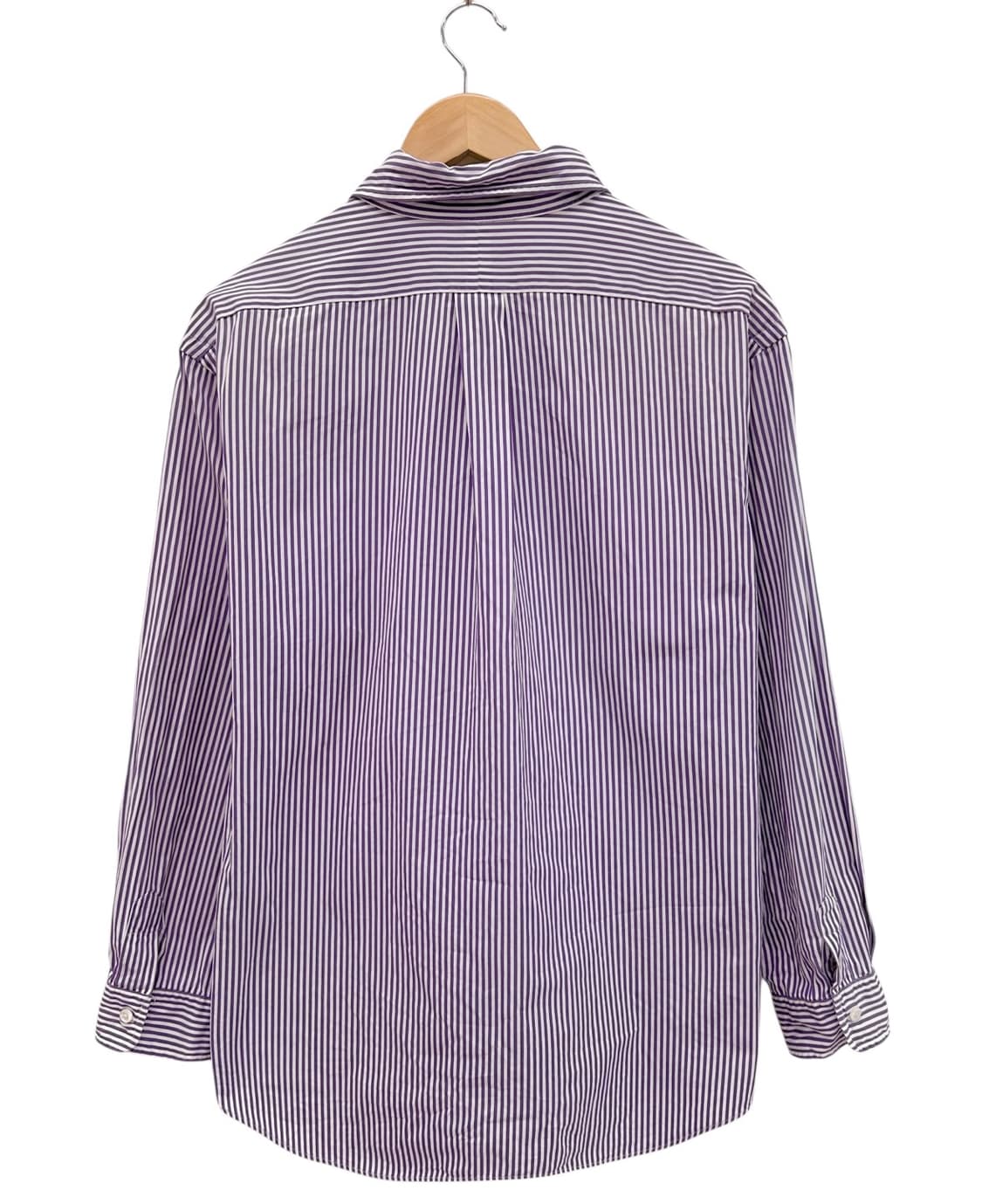 00s 폴로 스트라이프 셔츠 화이트&퍼플 (2XL) 상품이미지9