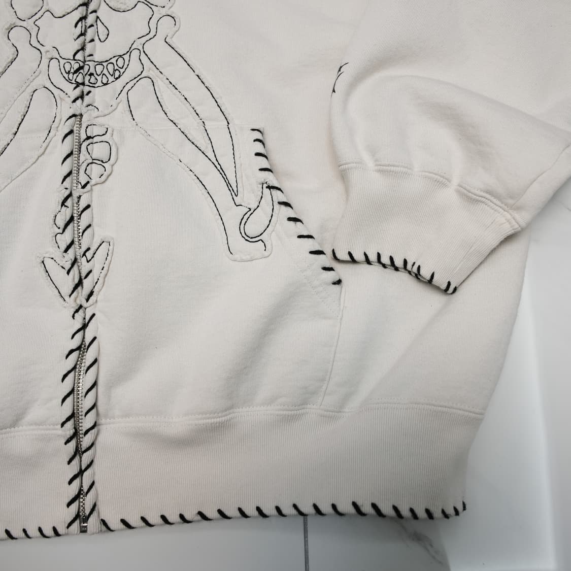 [XL] 슈프림 요지 야마모토 집업 후드 화이트 상품이미지4