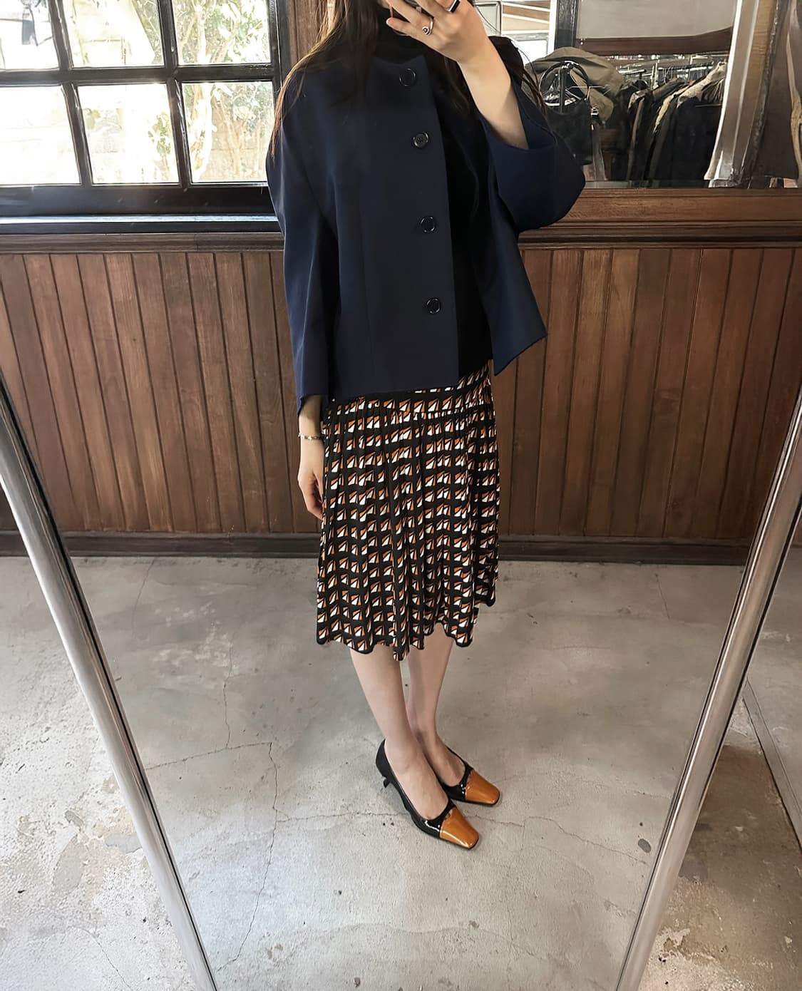 PRADA pattern skirt 상품이미지1