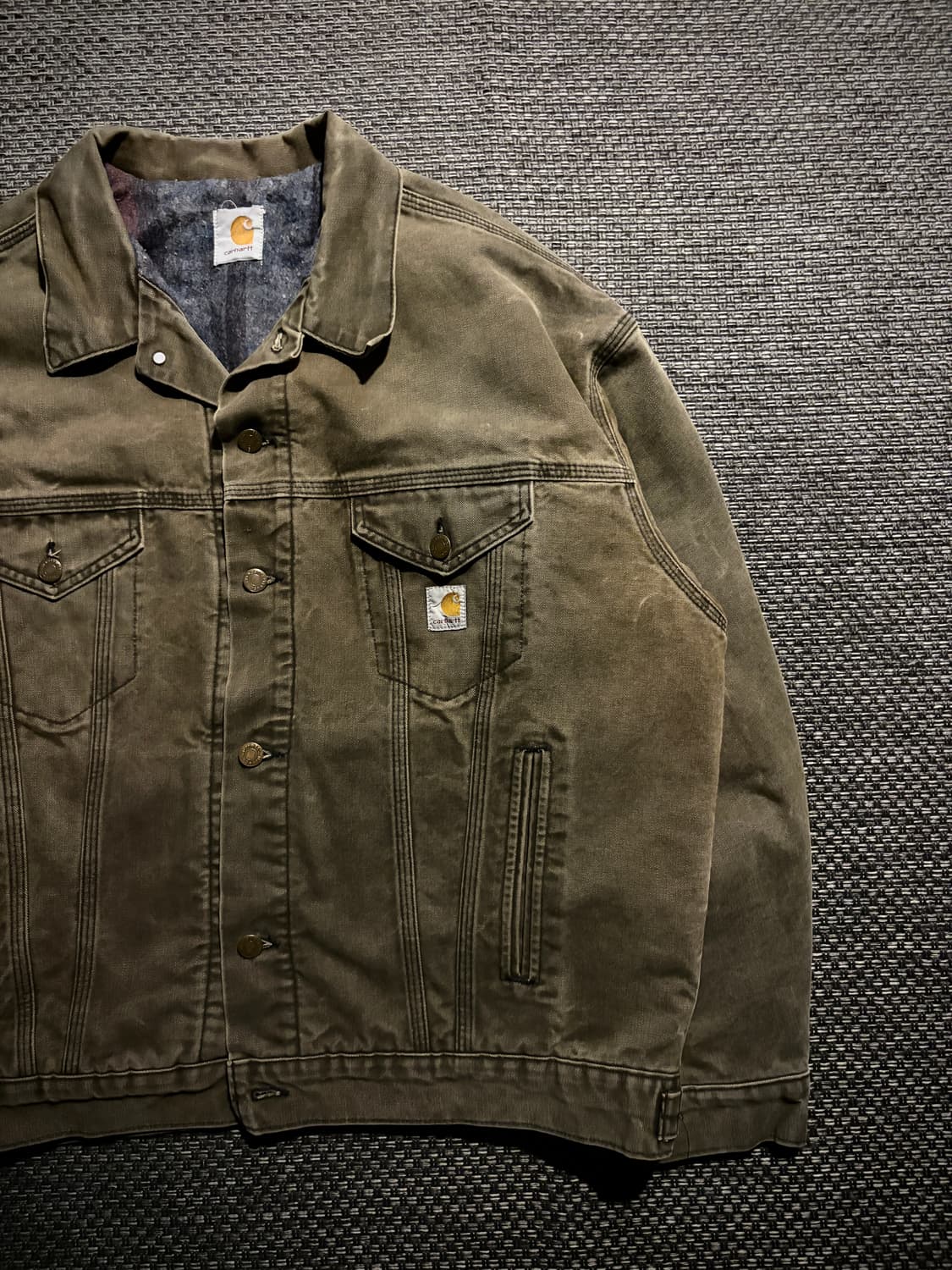 80s 칼하트 트러커 JB182 BARK L USA🇺🇸 상품이미지4