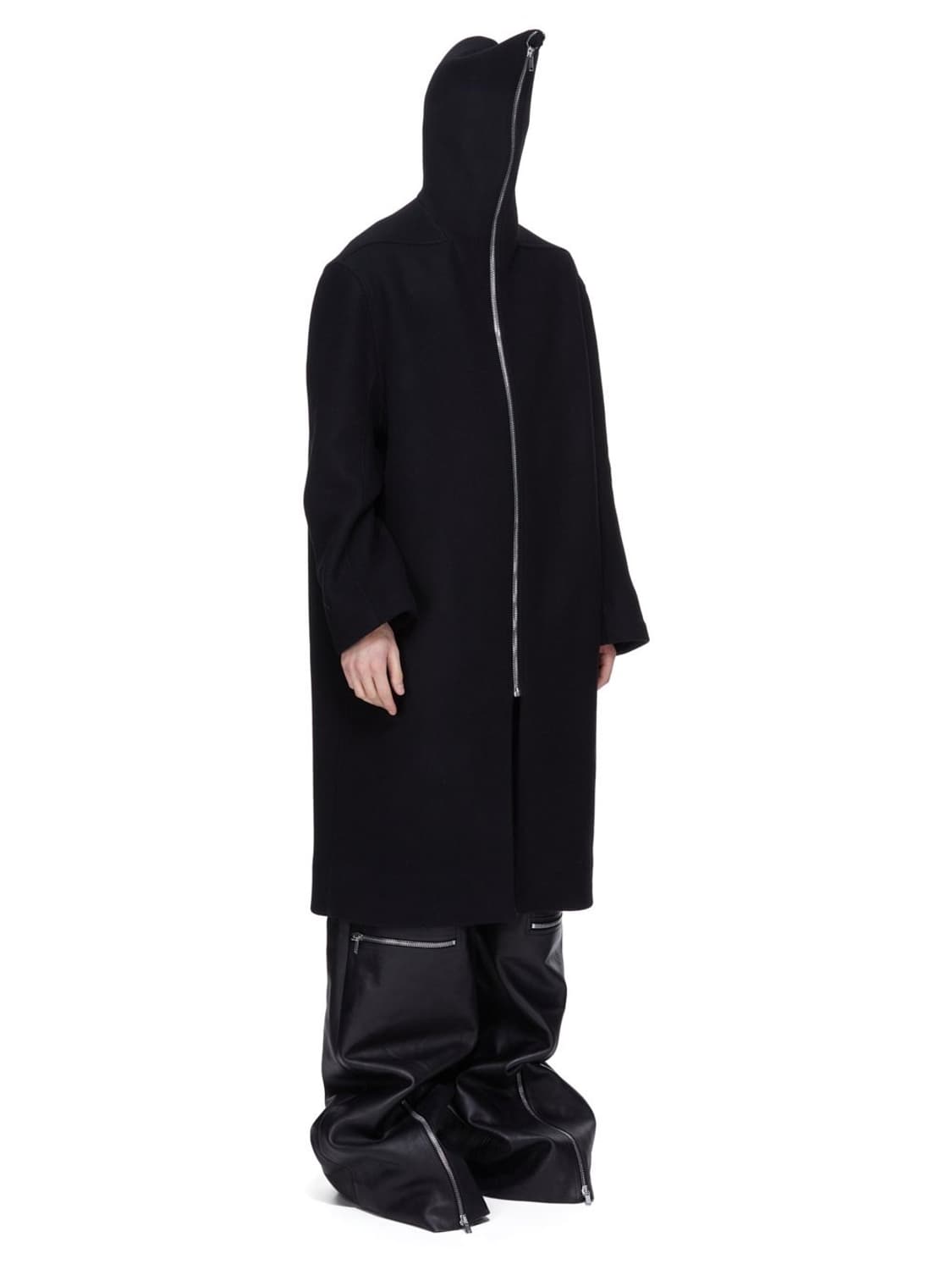 (새제품) Rick Owens 릭 오웬스 블랙 콘코르디아 맥 코트 상품이미지10