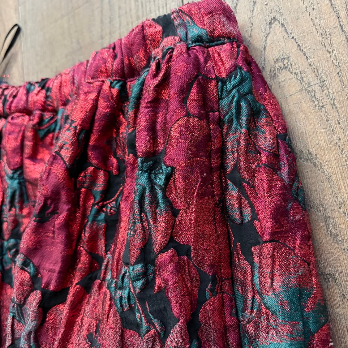 Floral Jacquard Texture Volume Skirt 상품이미지5