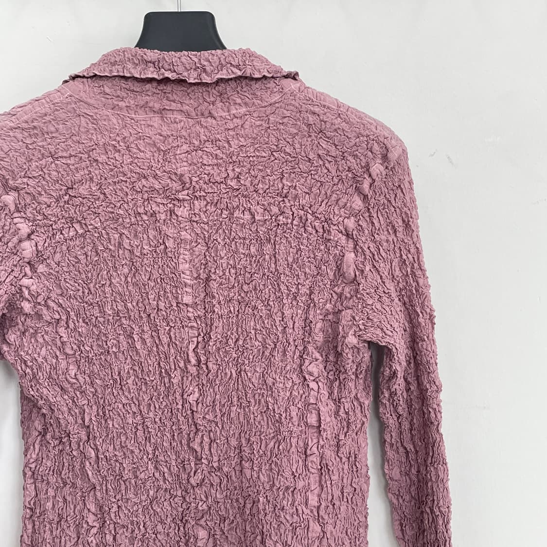 이세이미야케 me 여성44-55 핑크 플리츠 블레이저 자켓 가디건 상품이미지5