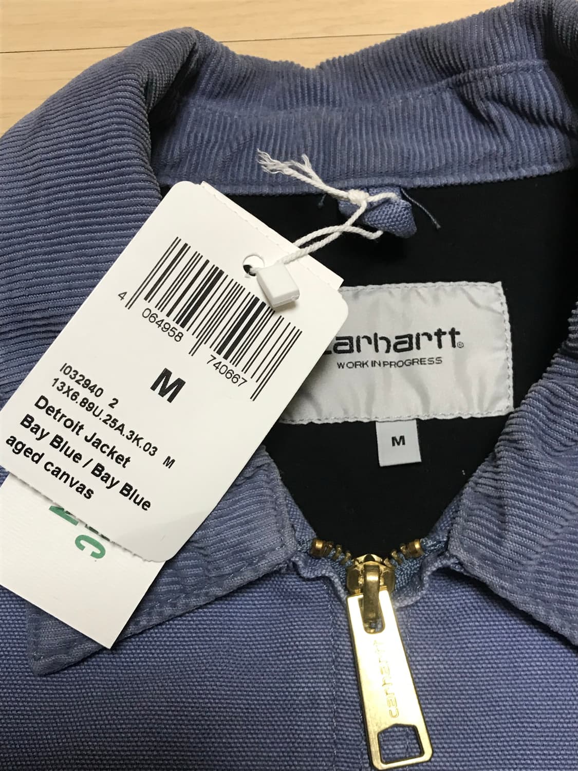 [M] 칼하트 디트로이트 블루 자켓 1회착 새상품급 상품이미지3
