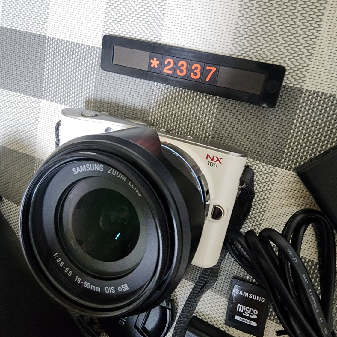 삼성 NX 100 디지털카메라 화이트바디 가방세트 상품이미지2