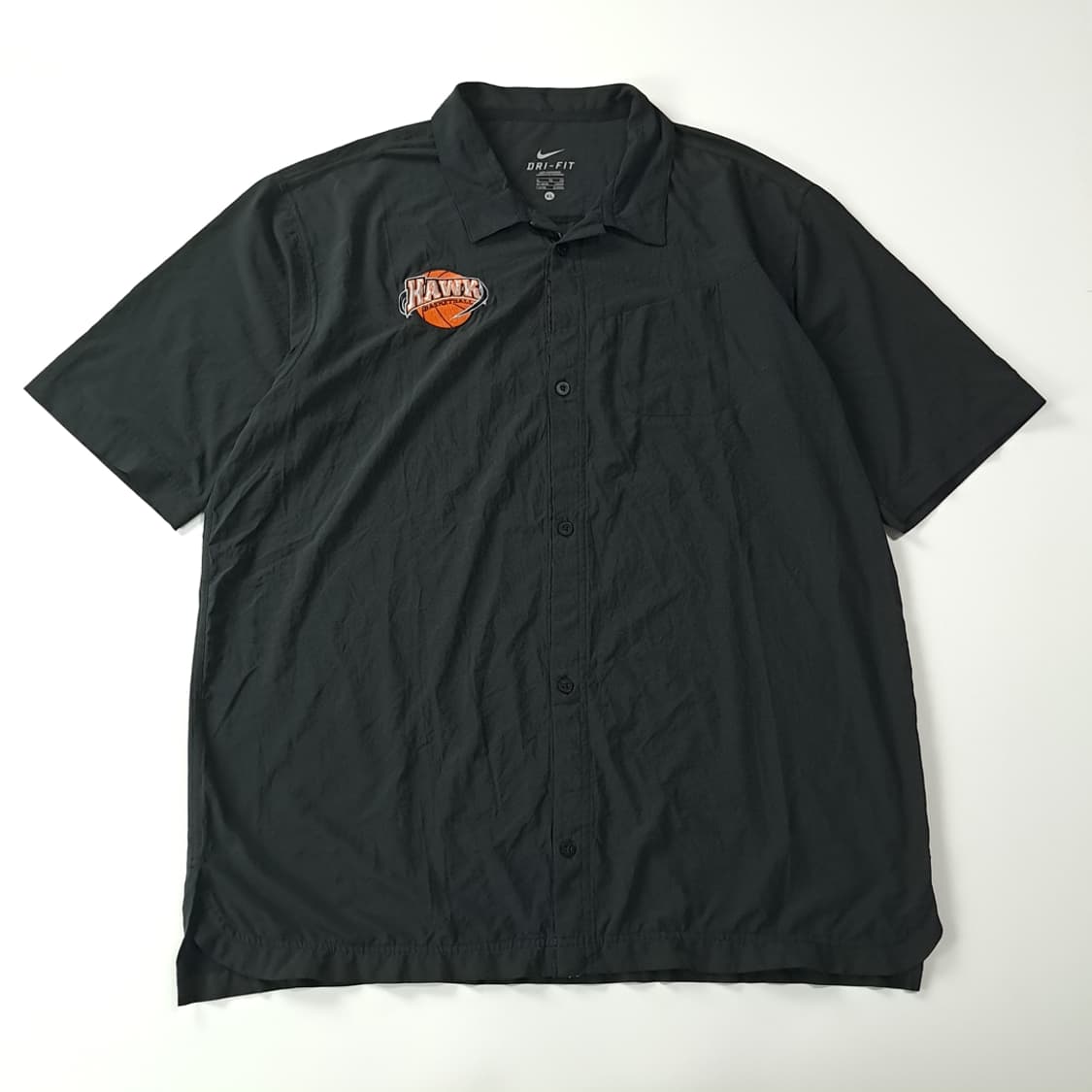 CK731 XL 나이키 드라이핏 HAWK 바스켓볼 블랙 셔츠 남방 상품이미지1
