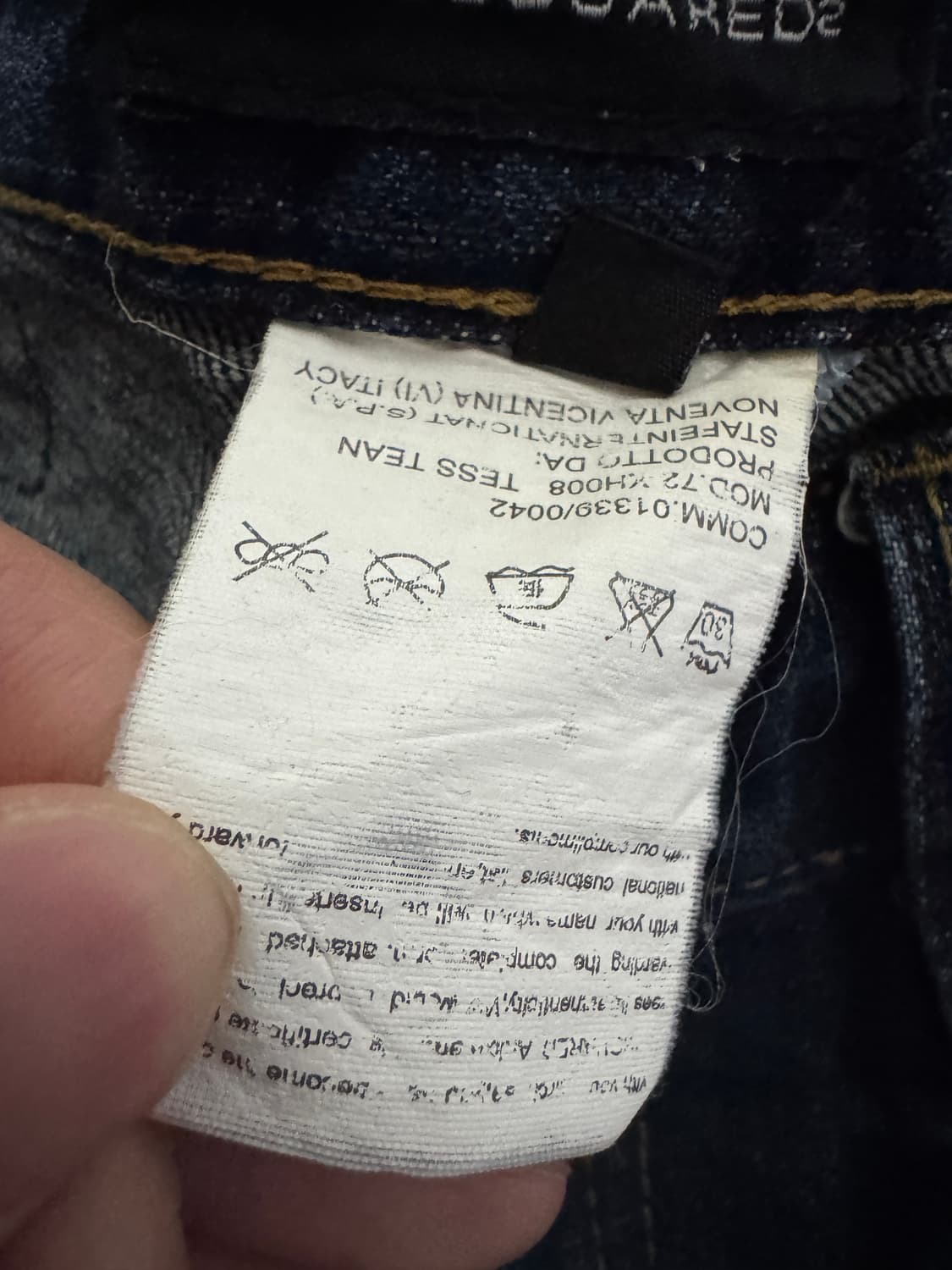 디스퀘어드2 빈티지 블루워싱 데님팬츠30 상품이미지4