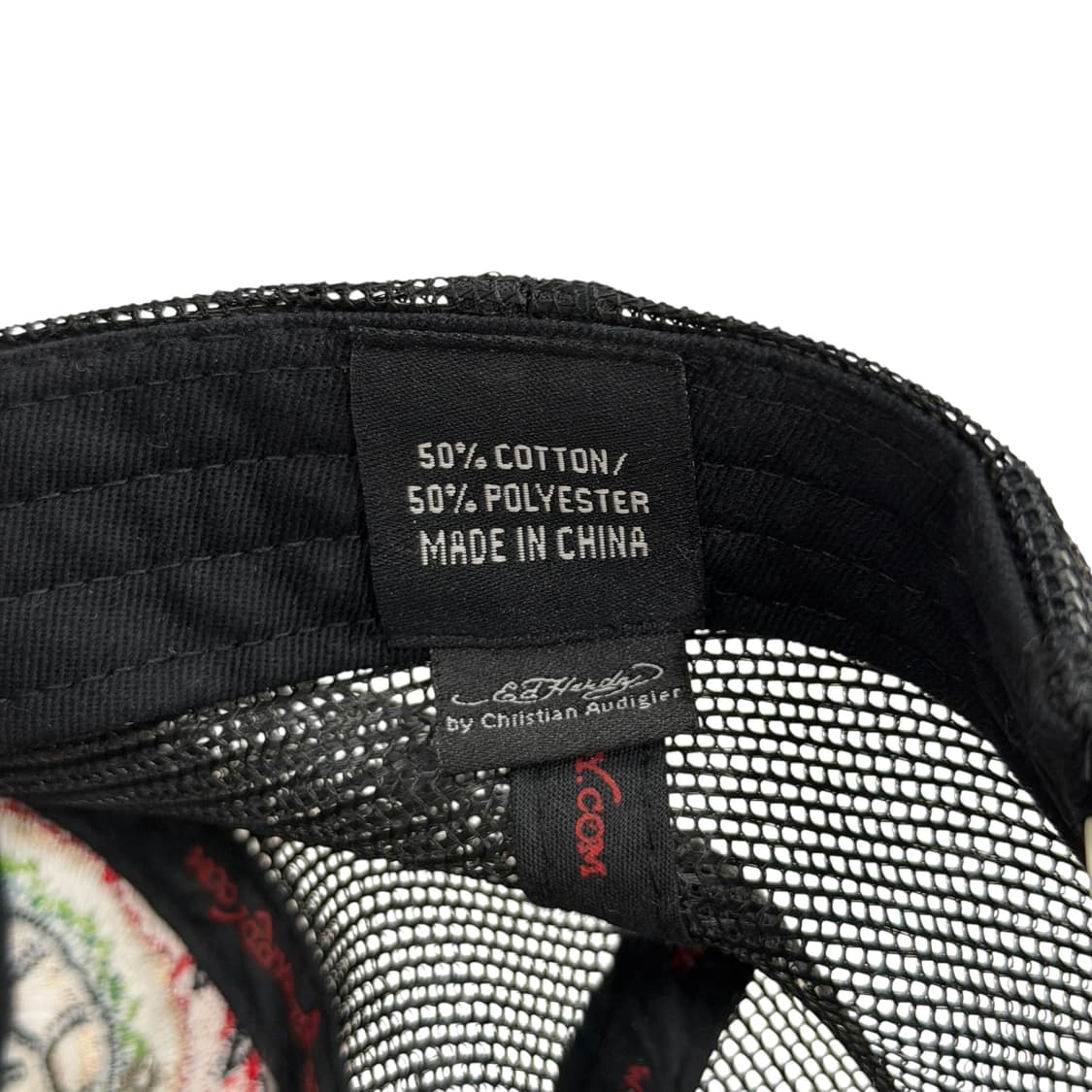 에드하디 빈티지 Y2K 해골 스컬 펑크 볼캡 모자 블랙 상품이미지4