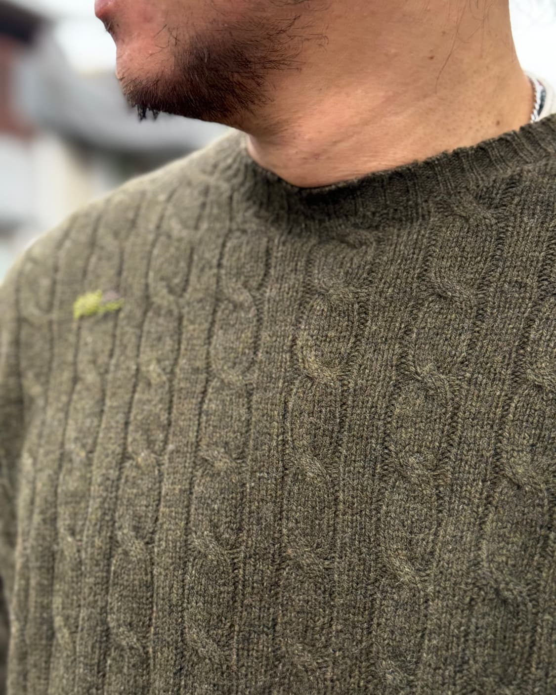 90‘s 폴로 랄프로렌 램스울 케이블 니트 스웨터 105 상품이미지10