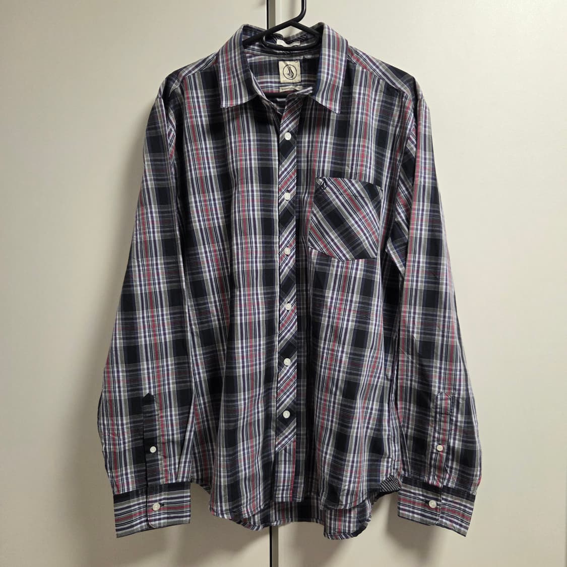 Volcom 볼컴 아메리칸 체크 셔츠 L(100) 상품이미지1
