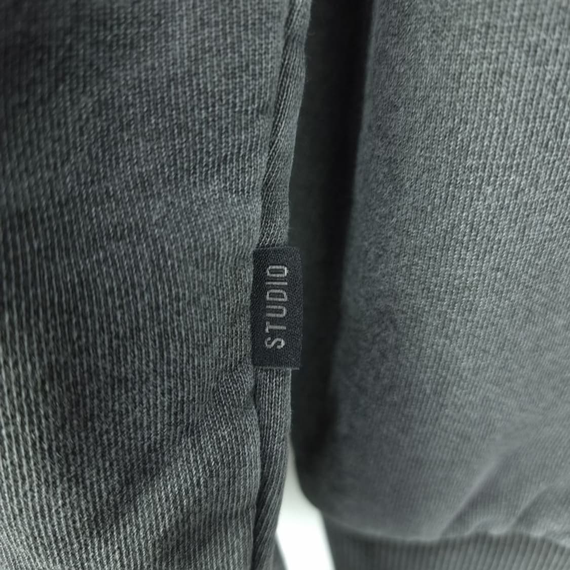 [꼼파뇨] 그래픽 프린팅 빈티지 워시드 오버핏 맨투맨 챠콜 M19303 상품이미지6