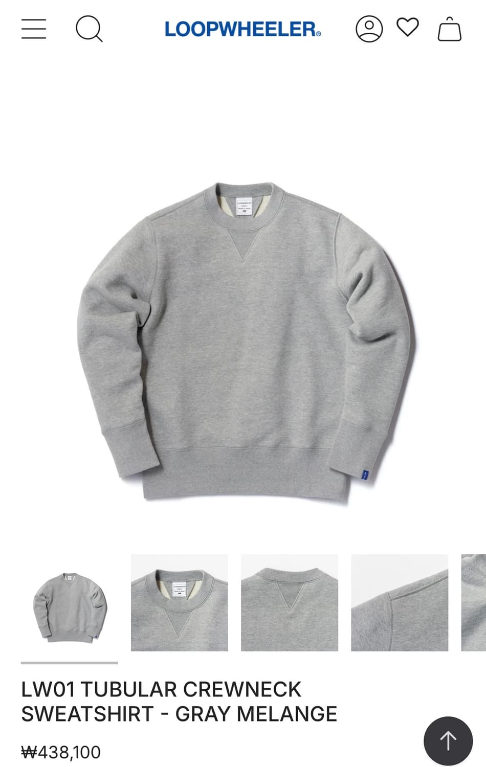 loopwheeler 스웻셔츠 맨투맨 상품이미지5