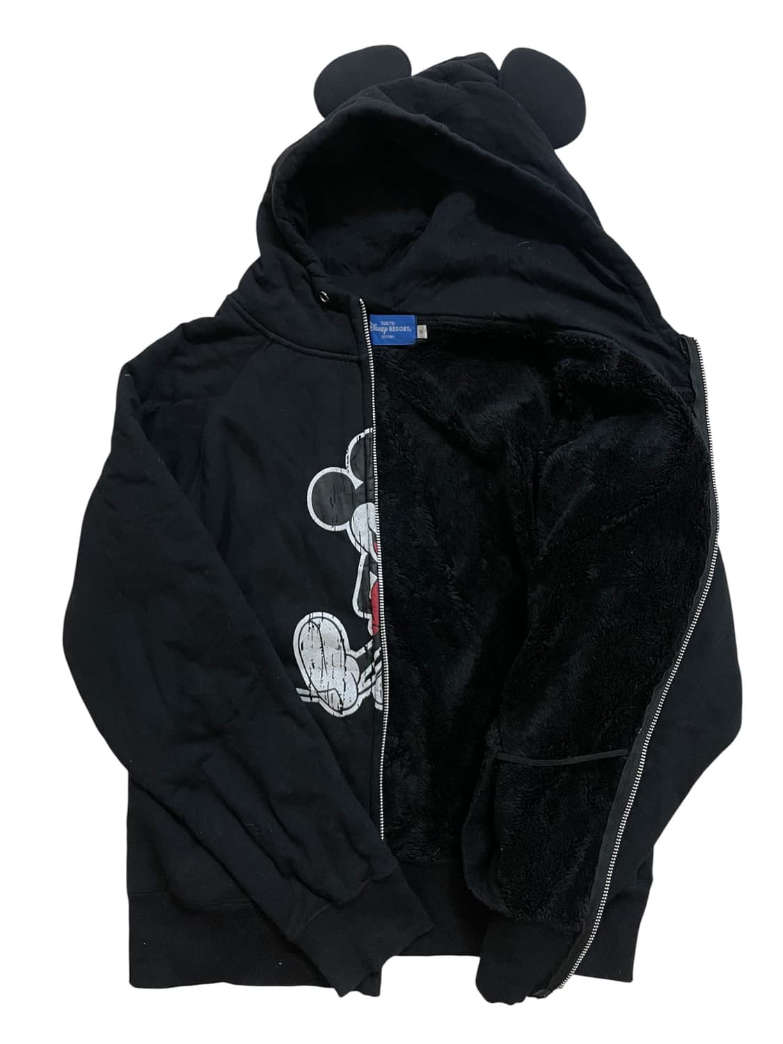 도쿄 디즈니 미키마우스 귀달이 후드집업 00s 핀터갸루니혼진서브컬쳐양산형 상품이미지10