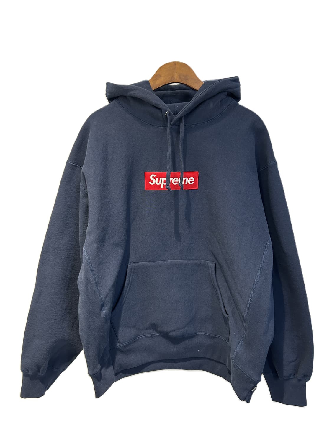 슈프림 박스 로고 후드 티셔츠 네이비 상품이미지1