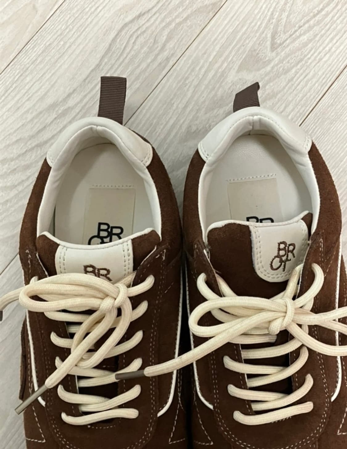 바이아덜스 스니커즈 브라운 240 상품이미지4