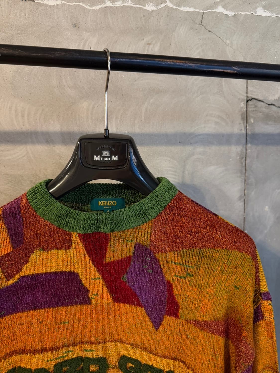 겐조 골프 패턴 니트 100~105 상품이미지4