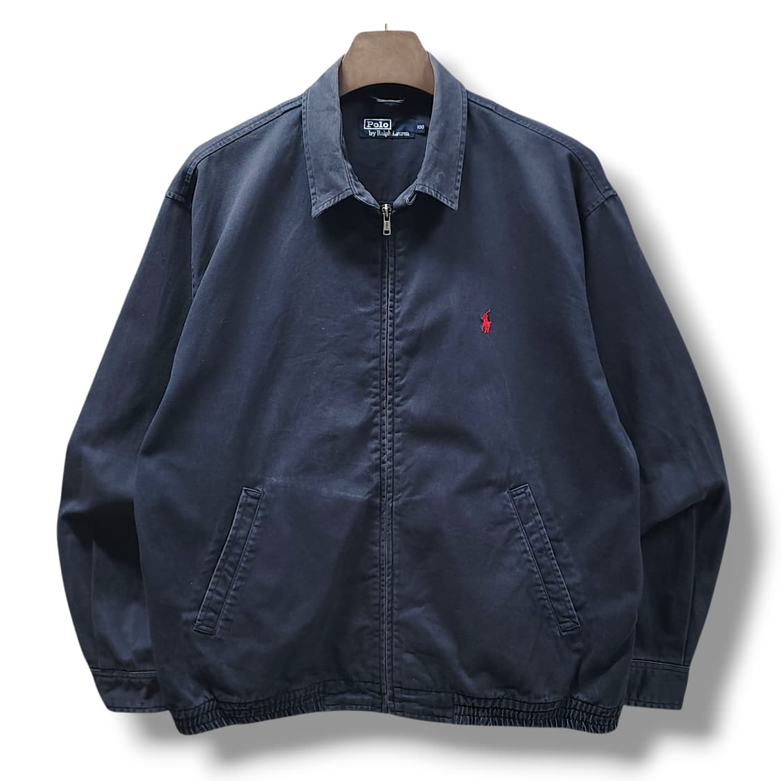 [100] 폴로 네이비블루 레드포니 빈티지 스윙탑 자켓 상품이미지1