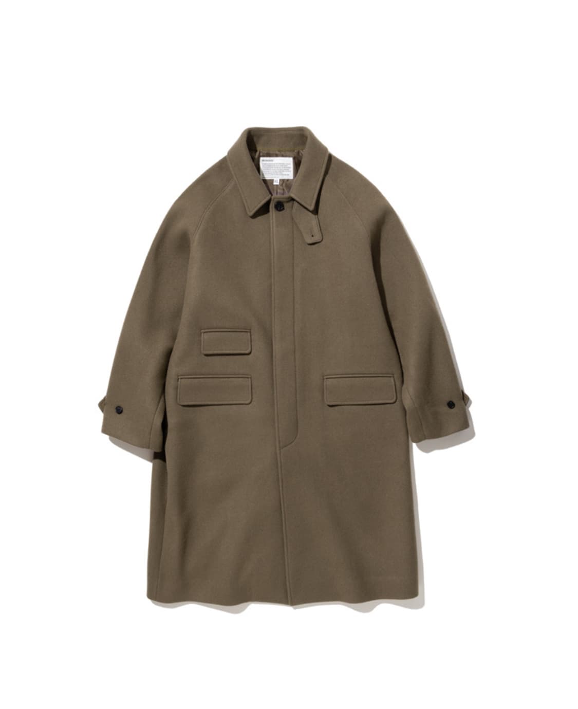 wool balmacaan coat khaki beige 상품이미지1