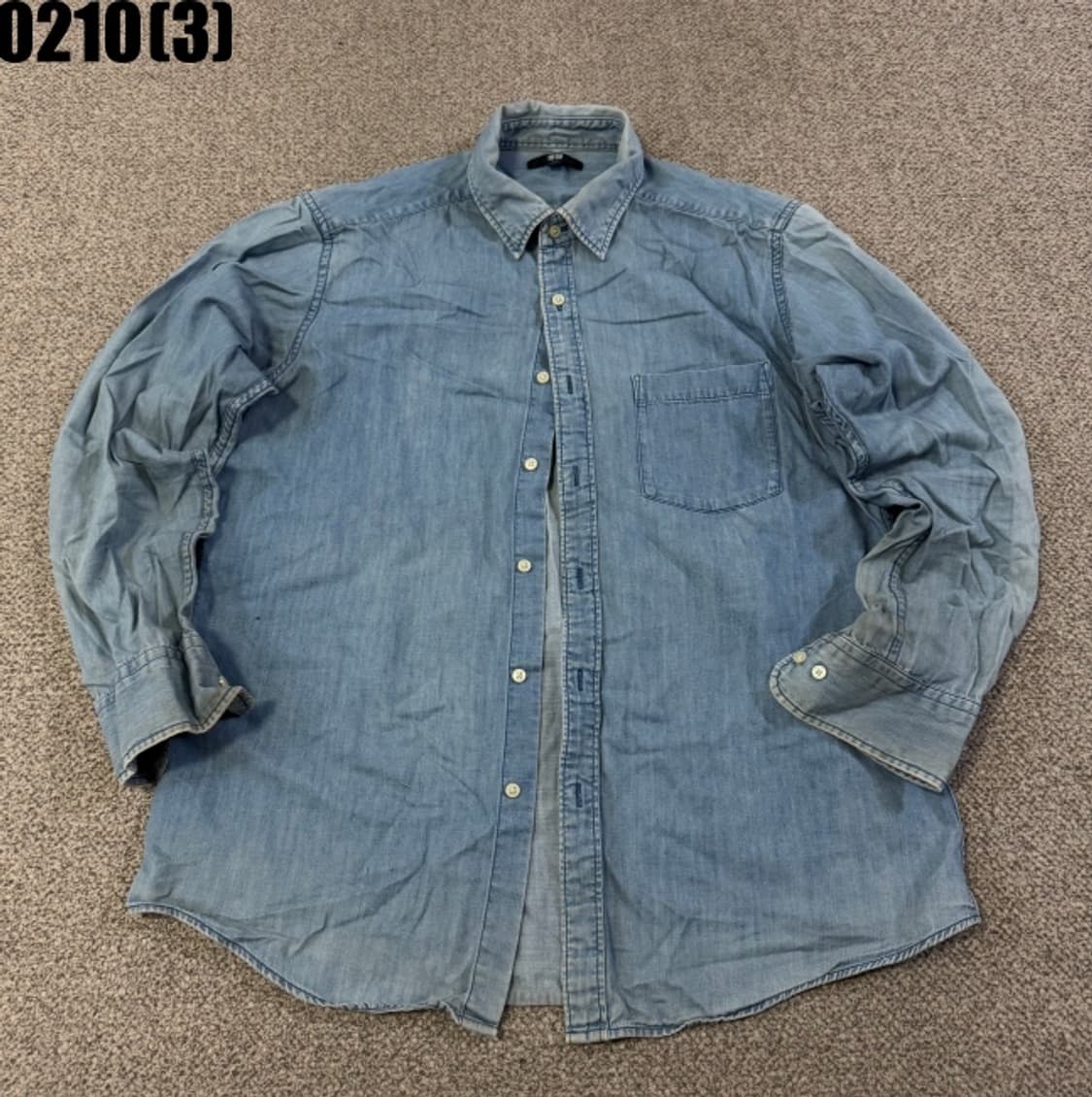 유니클로 데님 셔츠 상품이미지1