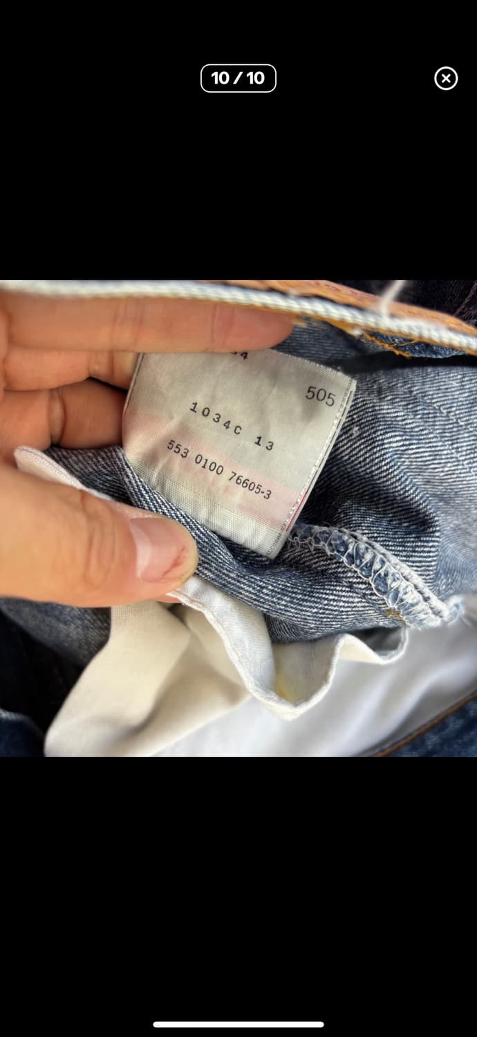 리바이스 505 00‘S USA 상품이미지8