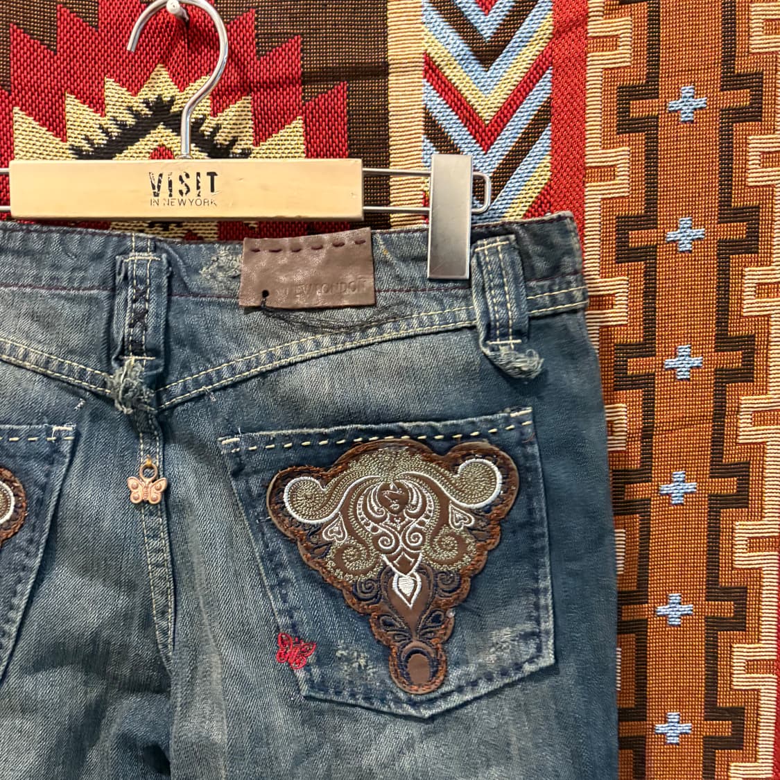 뉴 런던 빈티지 데님팬츠 새상품 상품이미지3