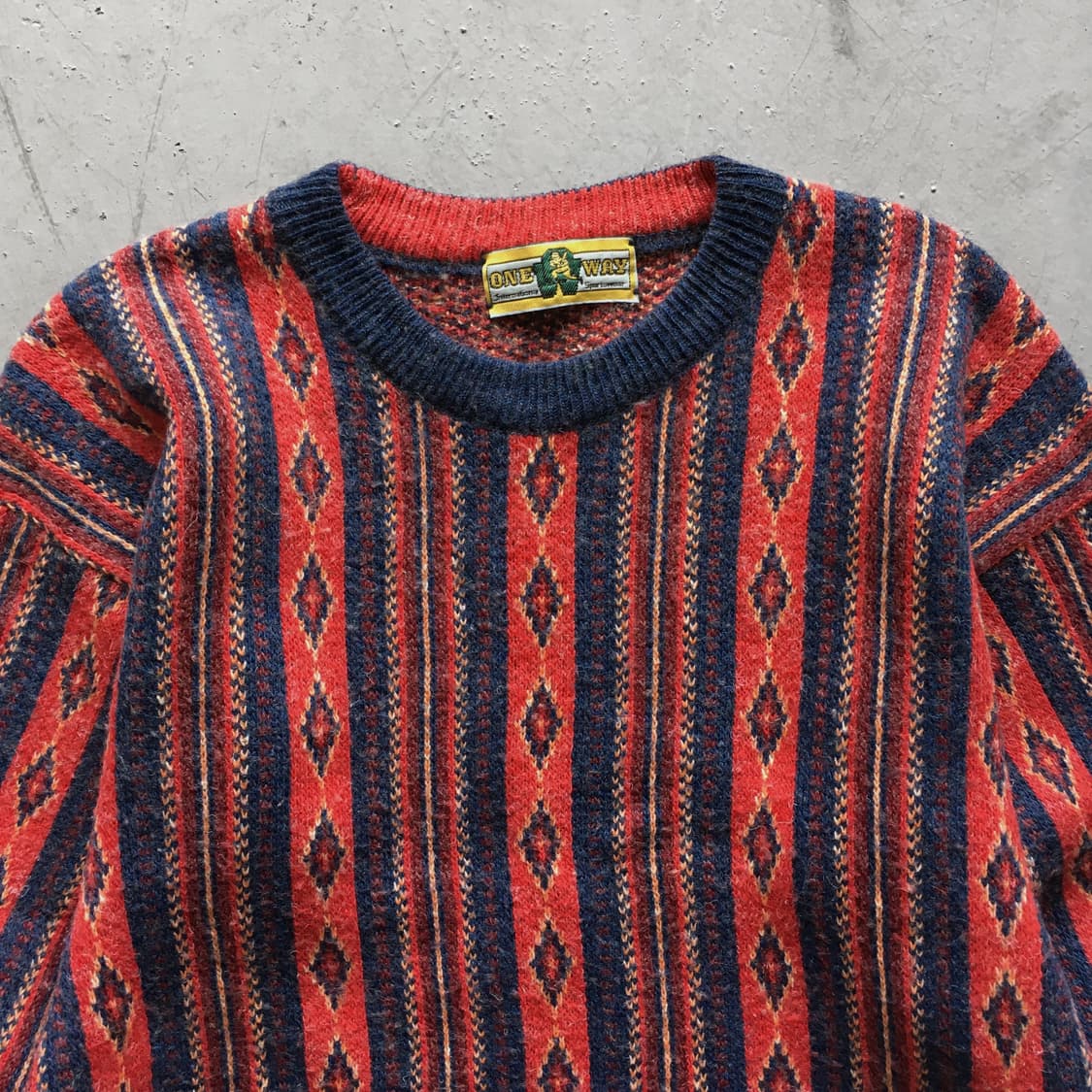 1990‘s Made In ITALY Navajo Cotton Knit 상품이미지2