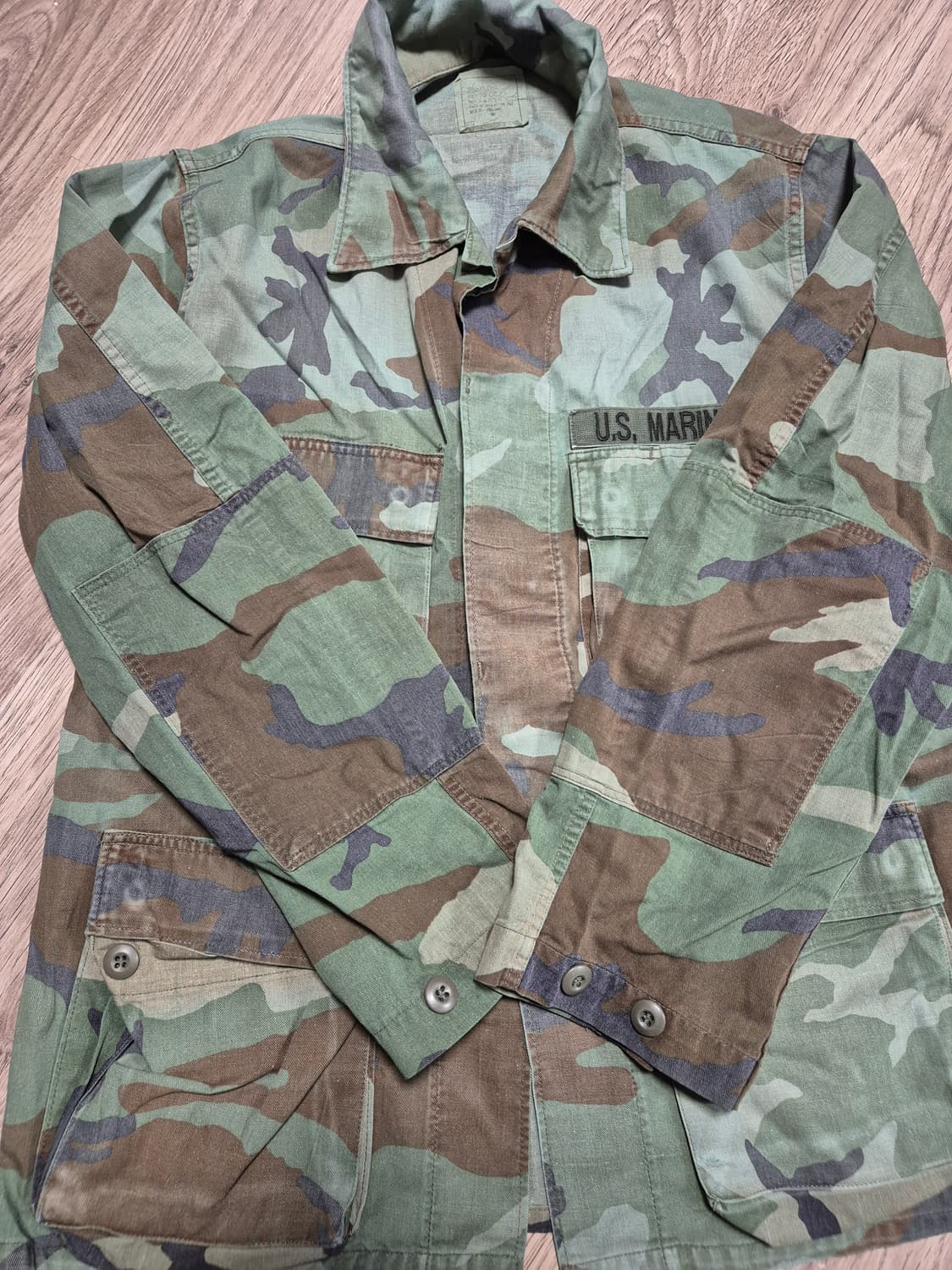 빈티지 US 마린 카모 bdu자켓 상품이미지3