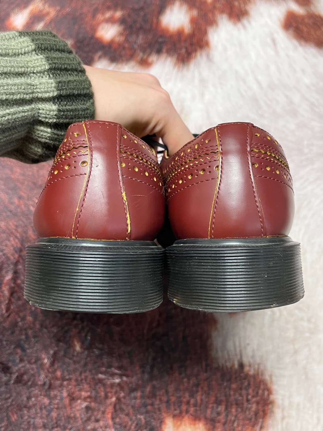 [42] 닥터마틴 버건디 윙팁 브로그 13619 상품이미지4