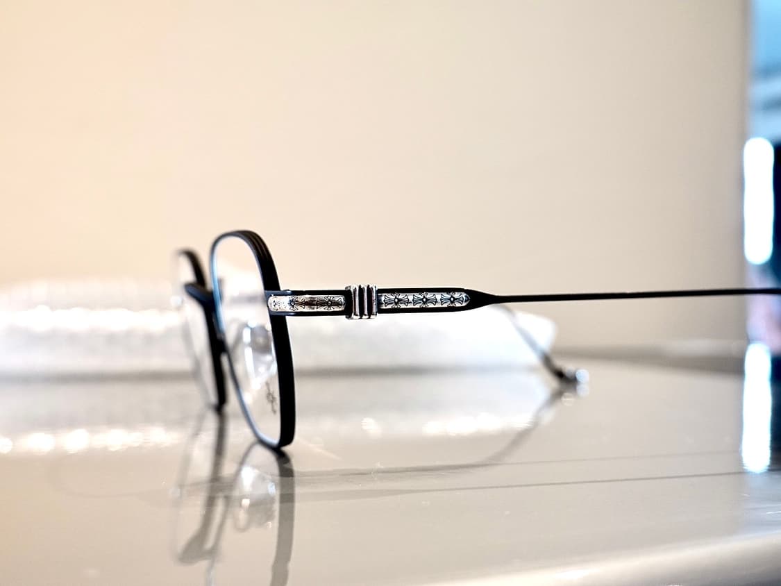 크롬하츠 바질릭토리안 매트블랙/실버 안경 상품이미지4