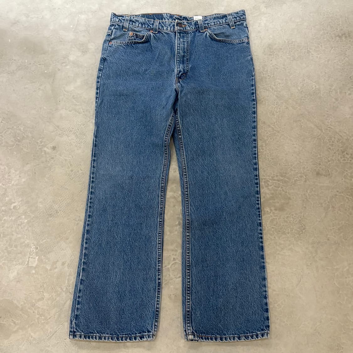 [38/32] 90s USA🇺🇸 리바이스 517 오렌지탭 중청 데님 상품이미지1