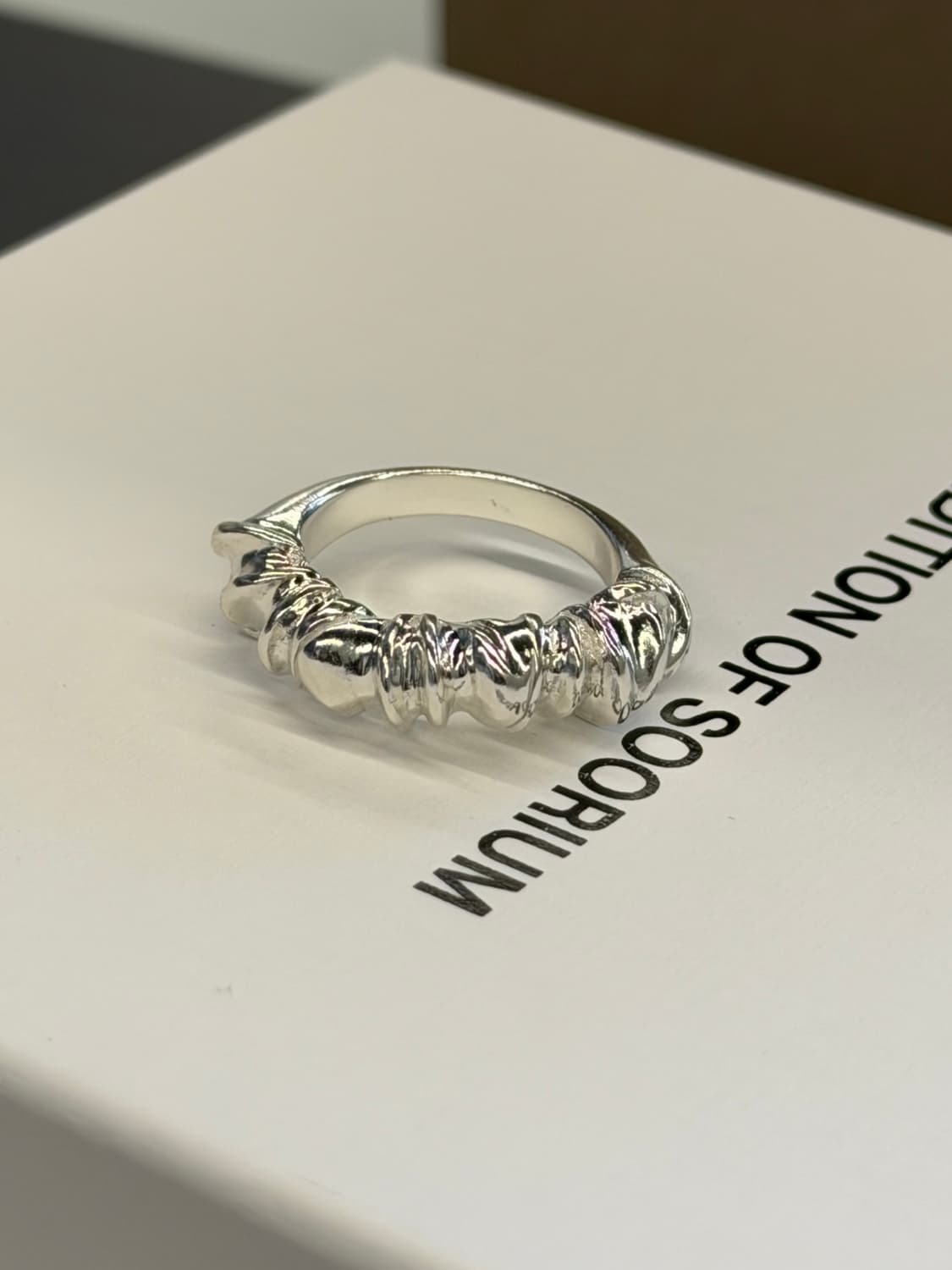 수리움 반지 TANGLE RING 실버925 (13호) 상품이미지1