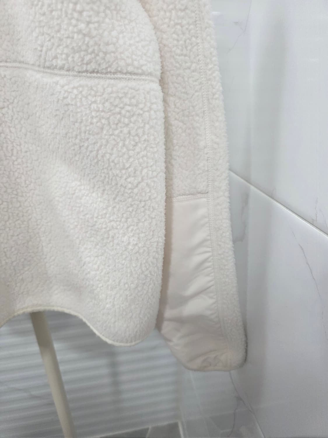 노스페이스 세미크롭 아이보리 후리스 자켓 상품이미지6