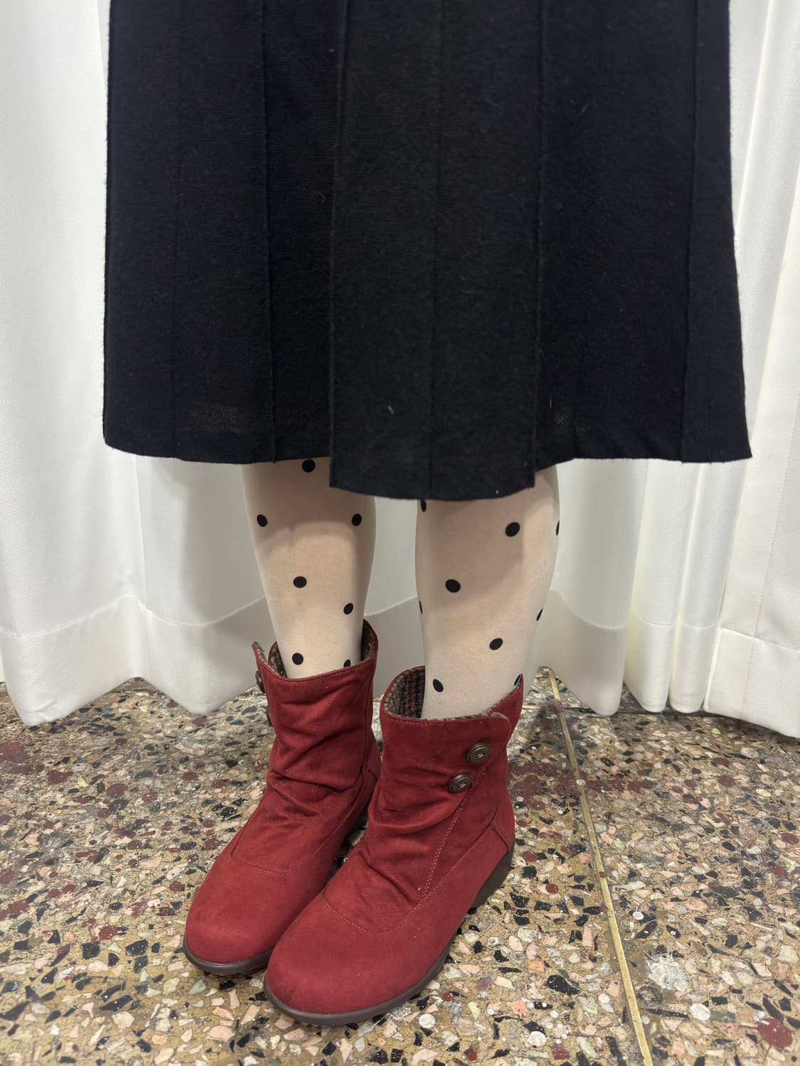 topaz suede button boots 상품이미지3