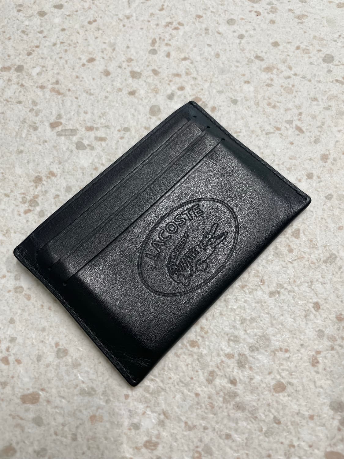 라코스테 pvc 클러치백 카드 지갑 블랙 상품이미지8