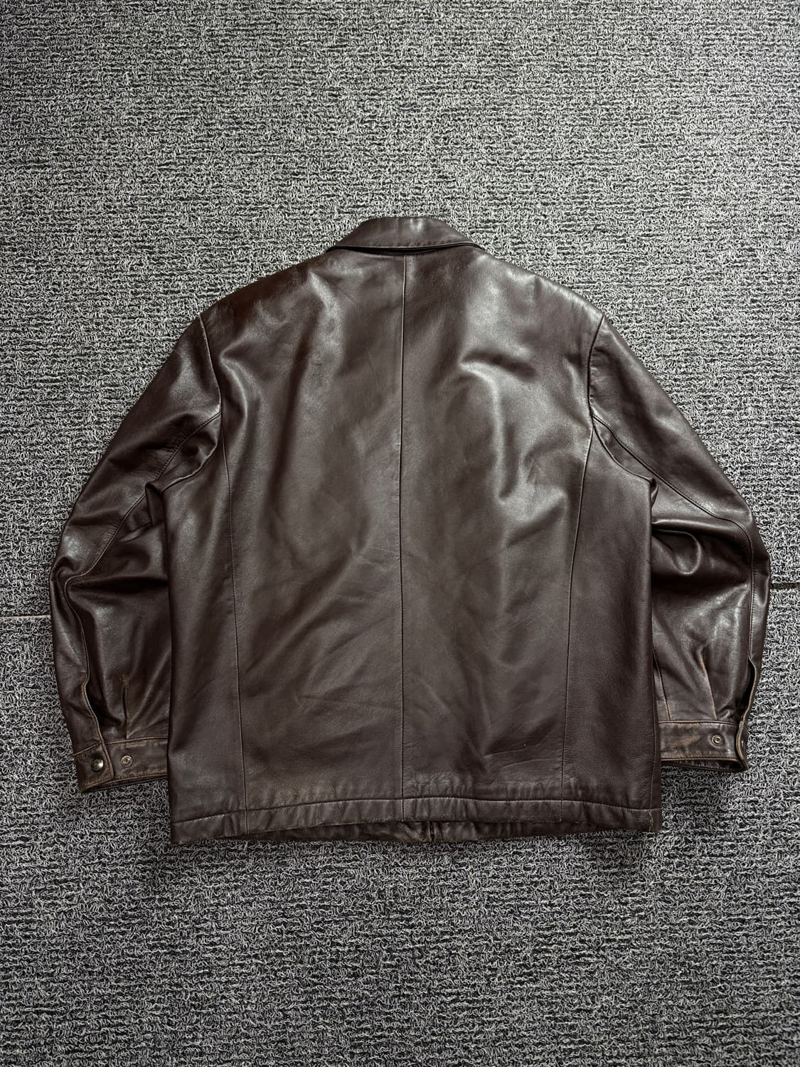 MAESTRO 비건레더 브라운 싱글 라이더 자켓 1669 상품이미지4