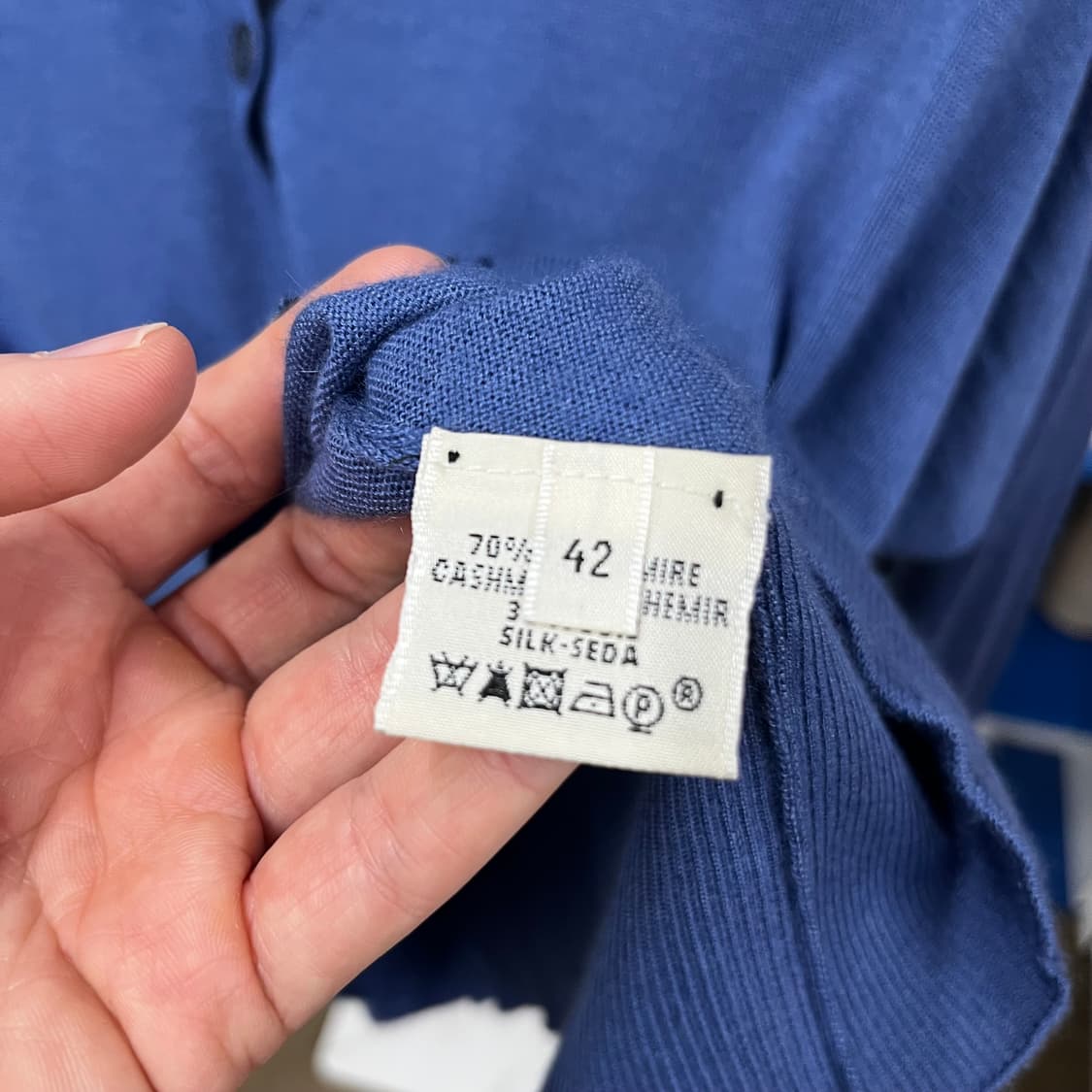 에르메스 캐시미어/실크 블렌드 가디건 42 상품이미지5