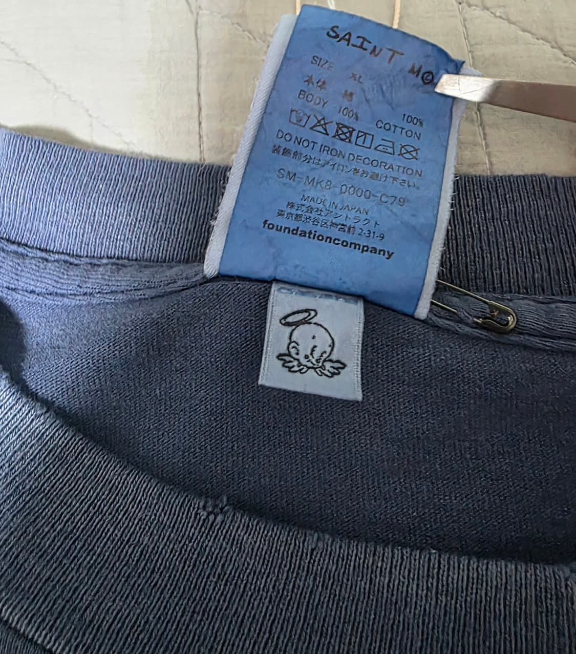 [XL] 세인트미카엘X디즈니 팅커벨 티셔츠 네이비 상품이미지7