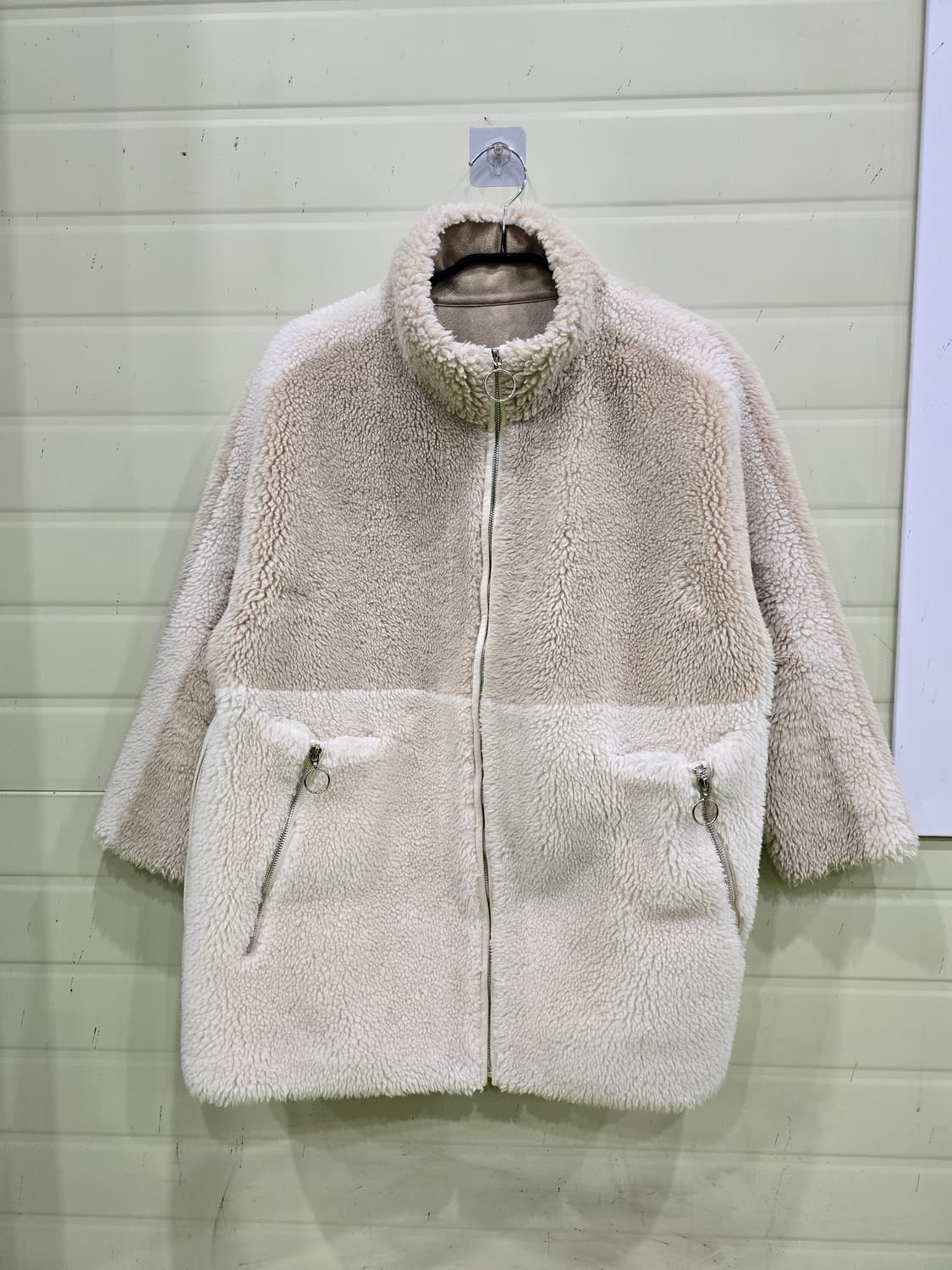 양털 뽀글이 집업 코트 UNISEX M 상품이미지1