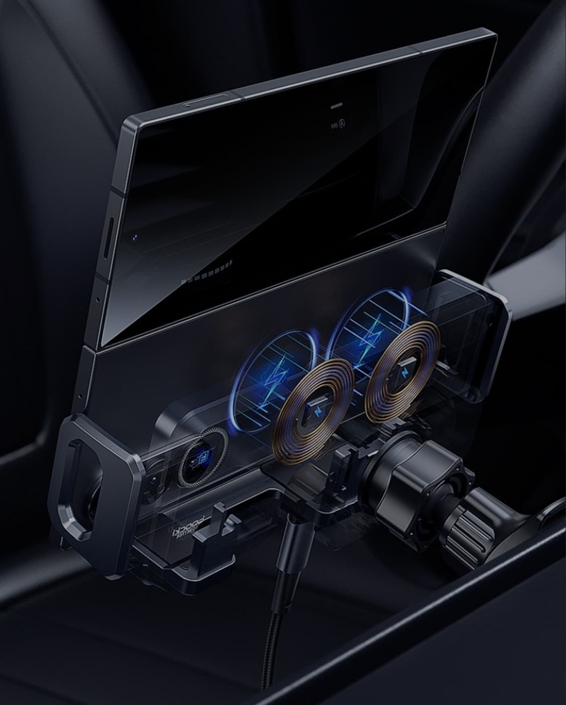 # toocki 듀얼 무선 충전 폴드 플립스마트폰 충전기 / 차량용충전기 상품이미지4