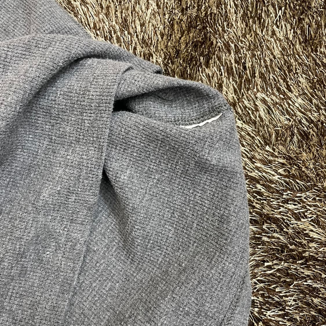 폴로 랄프로렌 진그레이 포니 와플 반팔 티셔츠 L 상품이미지4