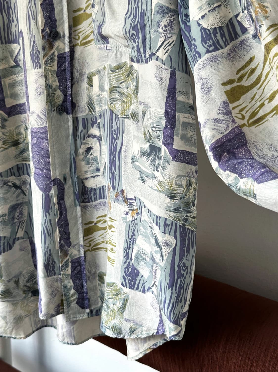 Light silk loose design shirt 상품이미지3