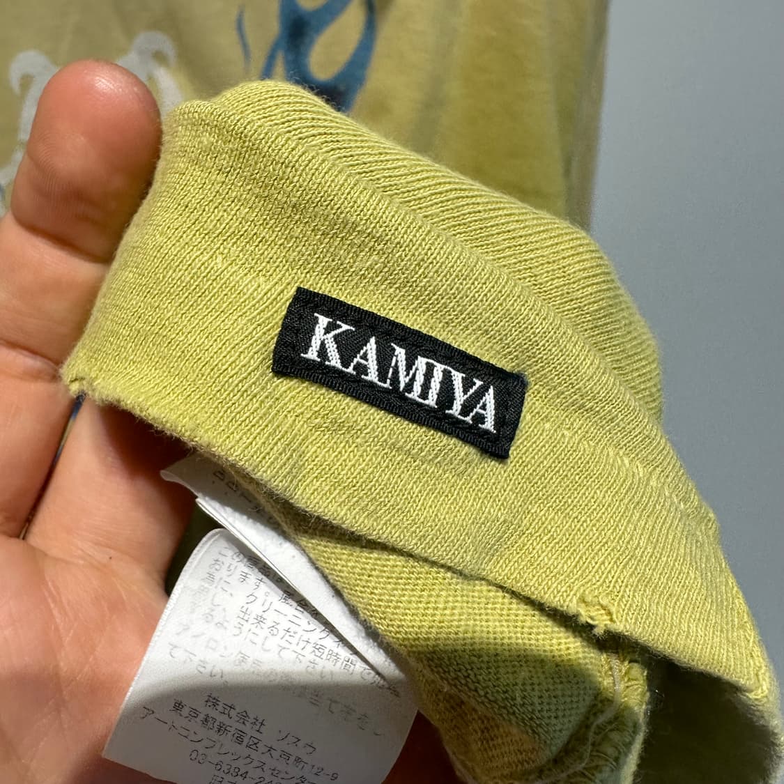 카미야 워시드 플레임 티셔츠 상품이미지8