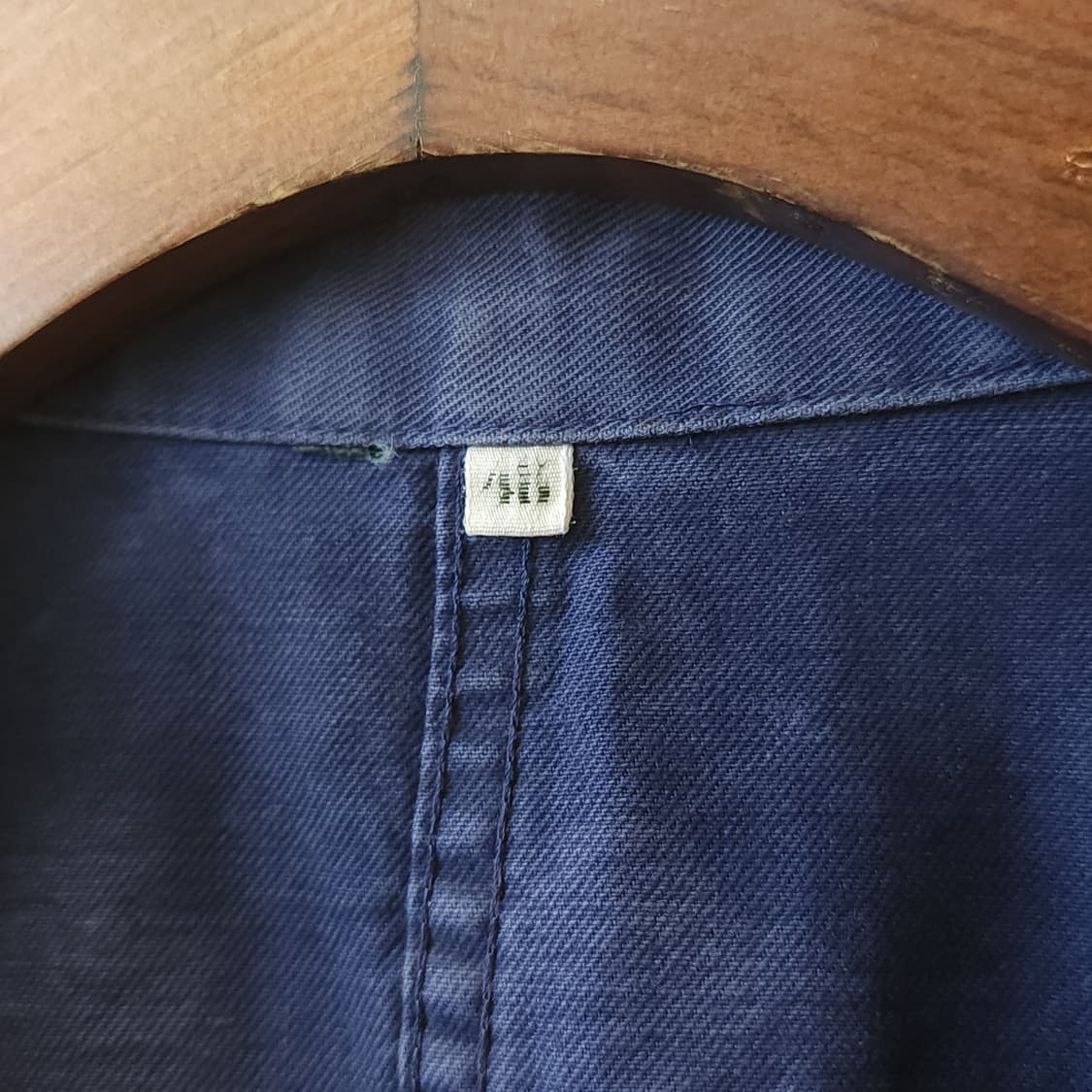 60s 프렌치 워크자켓 프렌치자켓 페이딩 블루 데미지 사파리 자켓 48 상품이미지5