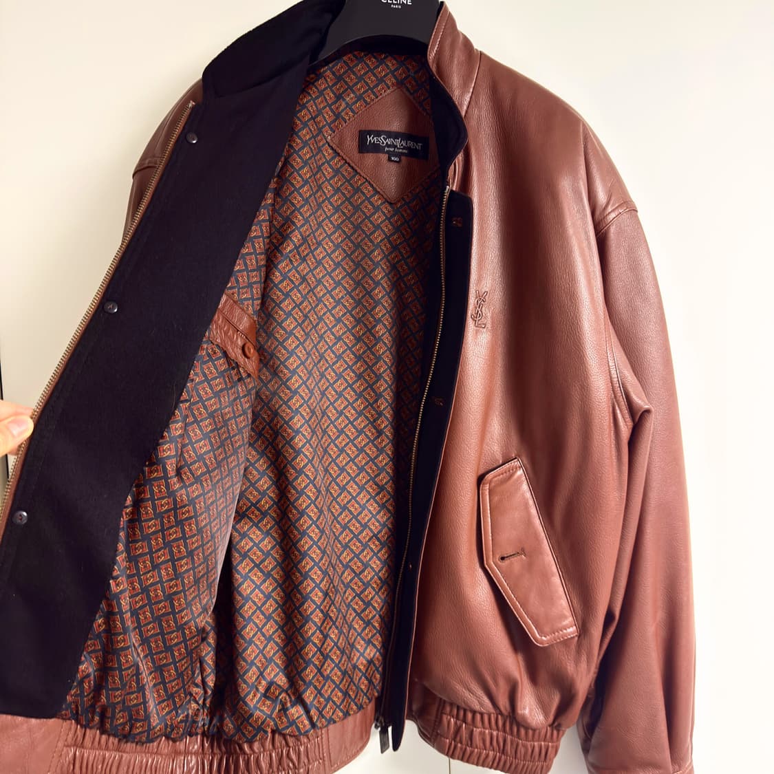 Saint Laurent 생로랑 빈티지 가죽 자켓 상품이미지2