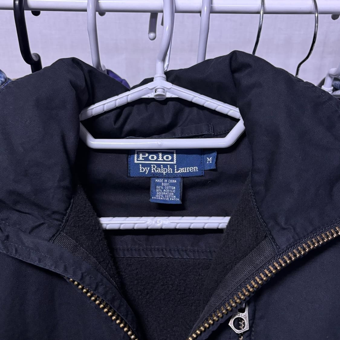 폴로 랄프로렌 블랙 RL패치 자켓 M 상품이미지2